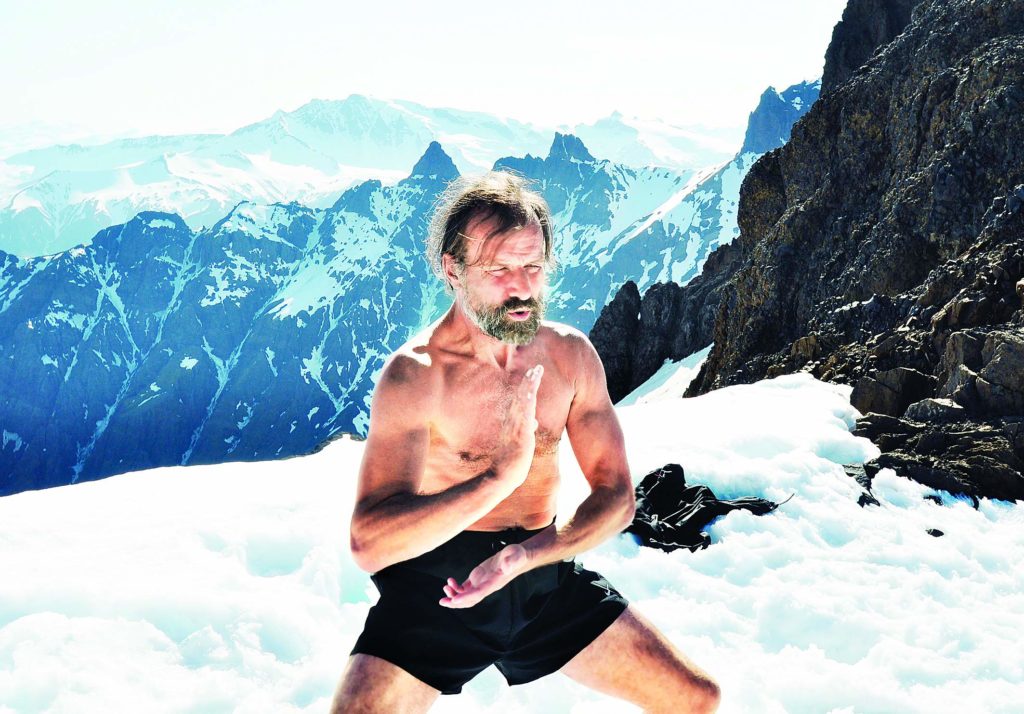 Etude : Ils contrôlent leurs systèmes immunitaires grâce au froid grâce à Wim Hof