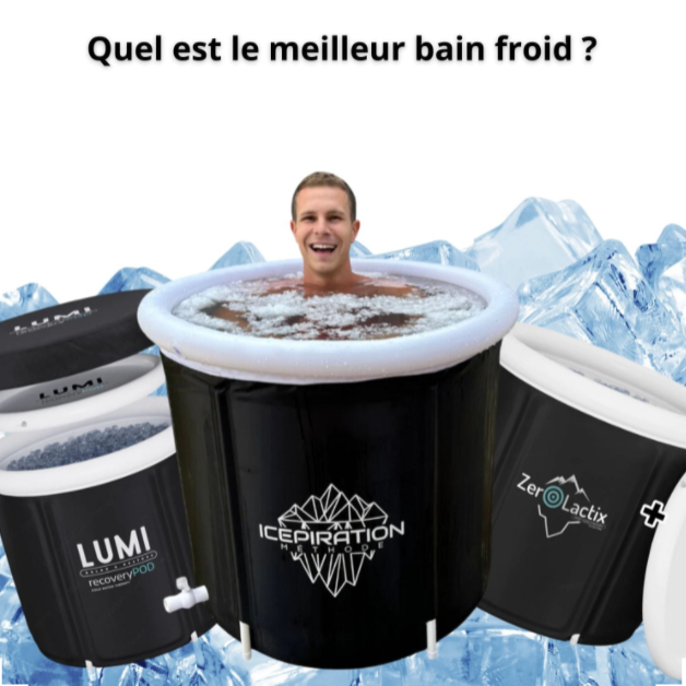 Comment bien choisir son bain de glace - Icepiration VS Lumi Therapy