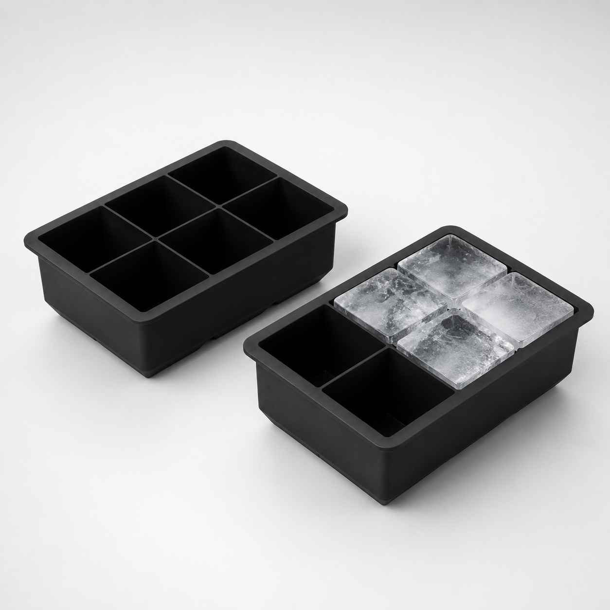 2x15 cubiteras de silicona para hielo