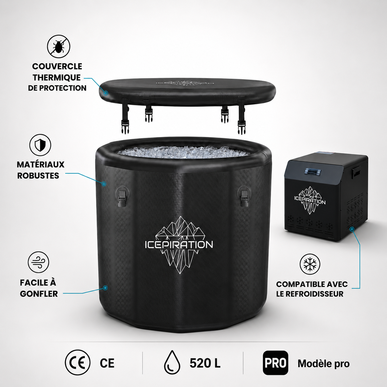 Bain glacé Icepiration Pro 1