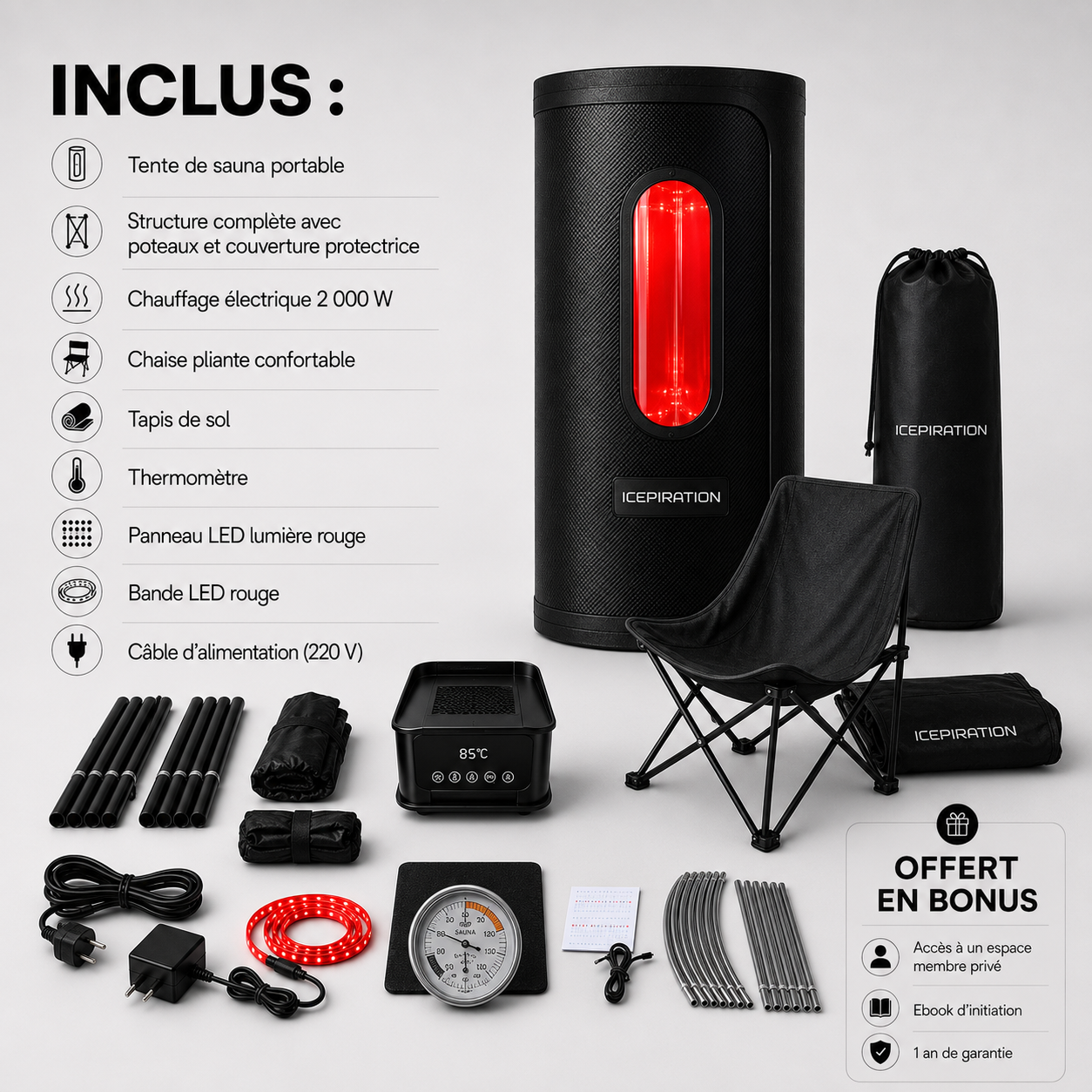 Sauna portable Icepiration
