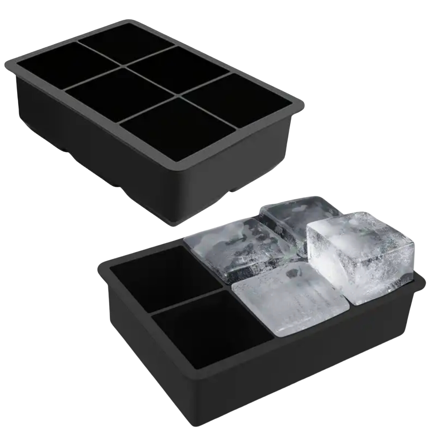 2x15 cubiteras de silicona para hielo